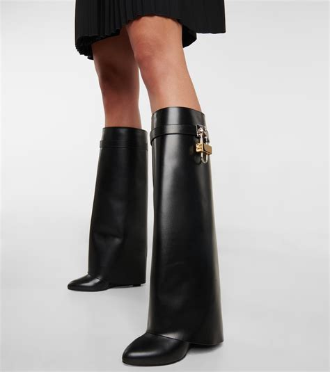 givenchy knee high boots|givenchy shark boots size 41.